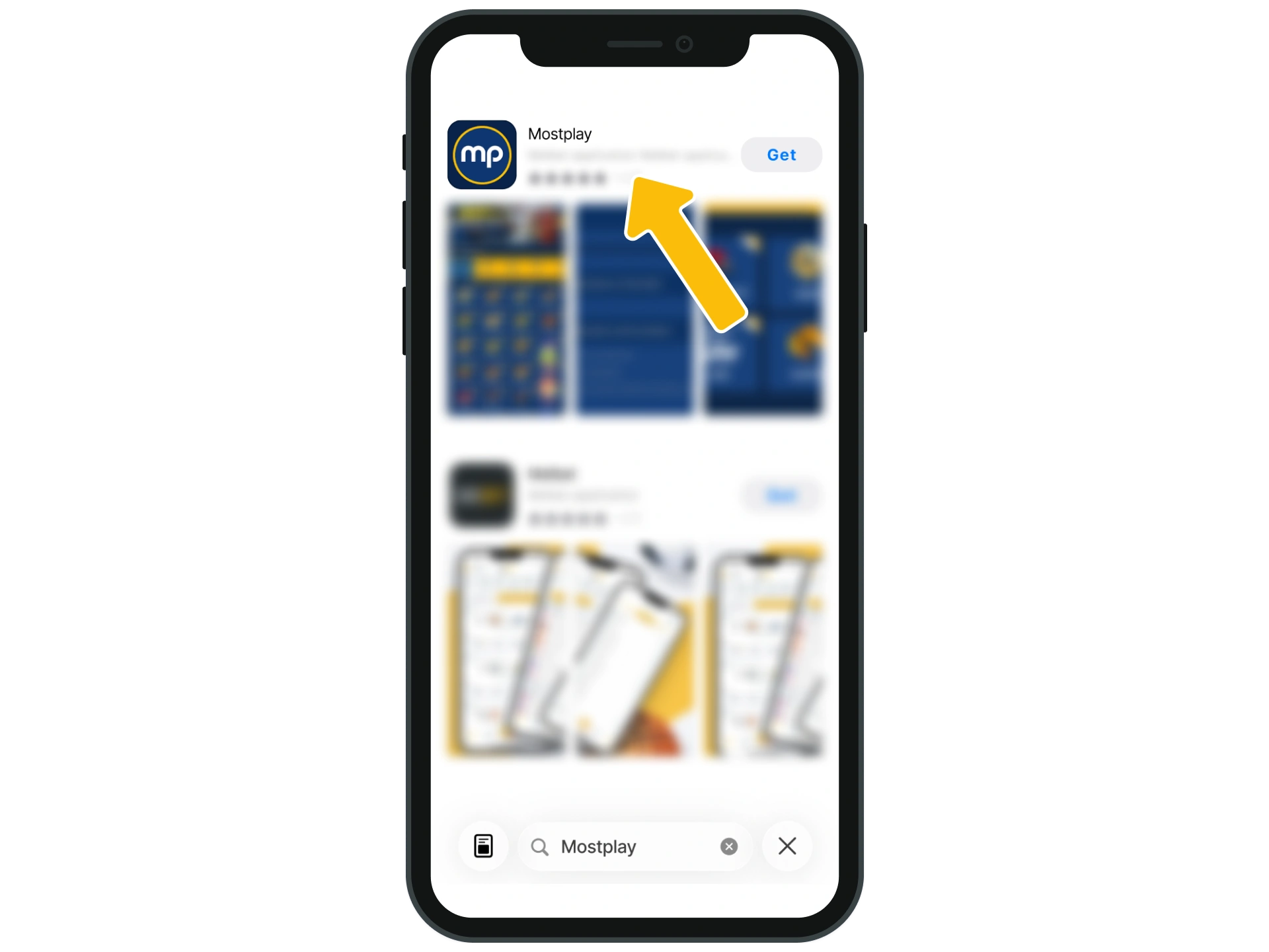 Open the Mostplay page on the App Store.