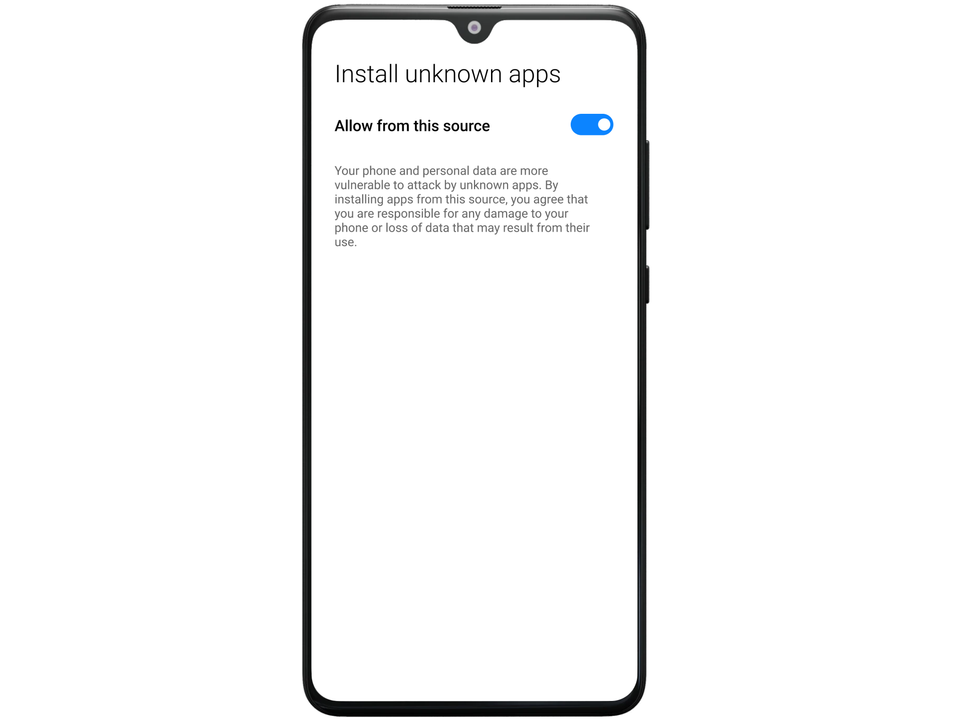 Turn on the option to install apps from unknown sources and download the Pin-Up app.